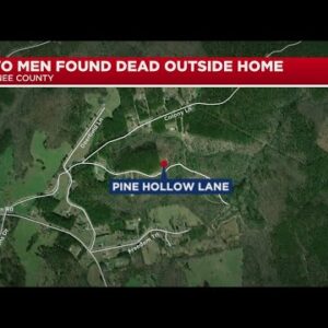 Two men found dead outside home