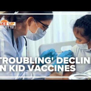 Routine childhood vaccines see 'troubling' decline, health officials warn